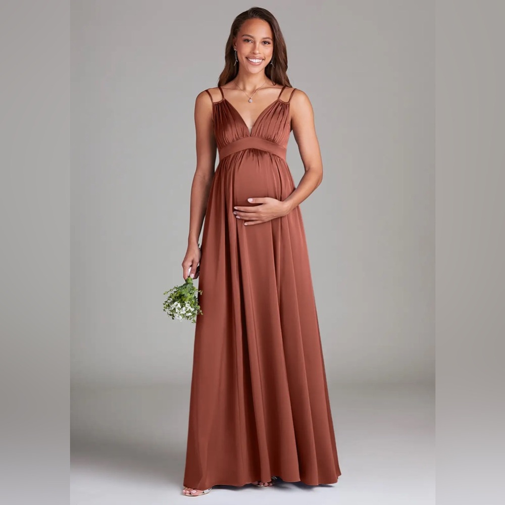 Azazie Auburn Maternity Bridesmaid Dress - NWT